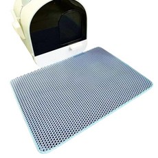 바디보 고양이 사막화방지 벌집 모래 매트, 스카이블루, 1개