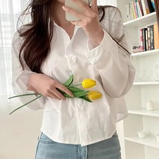 메이첼 여성용 캐주얼 루즈핏 데일리 셔츠 04769