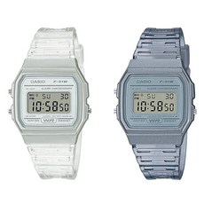CASIO 卡西歐 男女通用 復古電子手錶 2件組 F-91WS-7D / F-91WS-8D