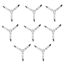 Modern More Y型床單固定夾, 混合色, 8個