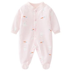 STARDOOR 兒童款粉紅啪啪連腳連身衣