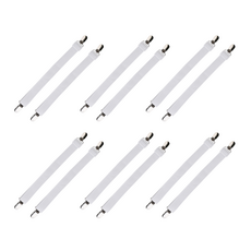 床單固定夾, 白色, 12個