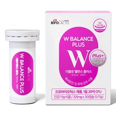 BIFOLACTO 比樂多 W Balance Plus 益生菌 9.75g, 30錠, 1個