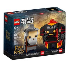 LEGO 樂高 BrickHeadz系列灰袍甘道夫與炎魔 40631, 混色