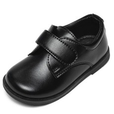 LA STELLA 兒童正裝魔鬼氈皮鞋