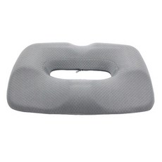 NewTrend 四季學生辦公室減壓甜甜圈坐墊, 1個, 灰色