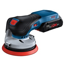 BOSCH 博世 [KC認證] 充電式圓形砂磨機 空機 GEX18V-125, 1個, 主產品