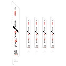 BOSCH 博世 木材鋼鐵兩用往復鋸片 S-922HF, 5個