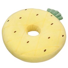 생활예찬 산모 엉덩이 도넛 방석 쿠션 파인애플, 혼합색상, 1개