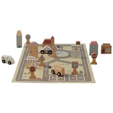 Fiesta 村莊汽車道路拼圖板套組, 1套, 24件