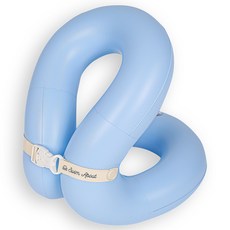 SWIM ABOUT 童款經典充氣套頭游泳背心 25kg, 天藍色