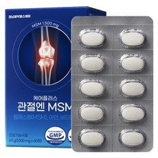 Kyung Nam Pharm 慶南製藥 MSM&維他命D&鋅保健錠 60g, 60顆, 1個