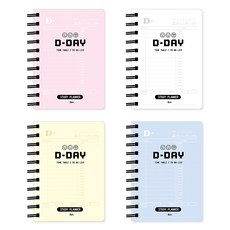 ibis 完美 D-DAY 倒數日計畫本 4種套組 12511, 粉紅色, 白色, 黃色, 藍色, 1套