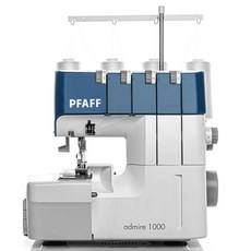 PFAFF 勝家準工業拷克繃縫縫紉機, 白色, admire 1000