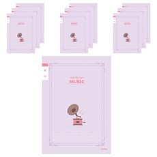 ibis 小學 3-6 年級音樂筆記本 12227, 10個, 留聲機