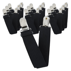 Apnal N 床單固定窗簾夾 130~250 cm, 10個, 黑色