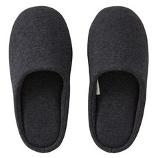 HANSSEM 高級布面羅紋緩震拖鞋, 1個, 炭灰色