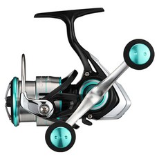 DAIWA 19 Emeraldas LT 旋轉釣線輪, 2500S-DH, 銀+黑+翠綠