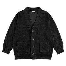 Five X Large男款大尺碼基本針織寬鬆口袋開襟衫