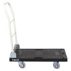 世界潔淨 好推折疊式靜音手推車 黑色, 1個