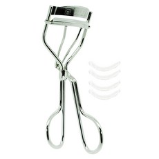 Darkness 日本製Bihura睫毛夾+替換用 4入組, 1組, 銀色(睫毛夾)