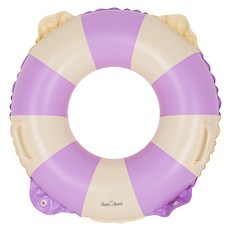 SWIM ABOUT 經典兒童圓形泳圈, 1個, 兒童褶邊薰衣草色 (CK01)