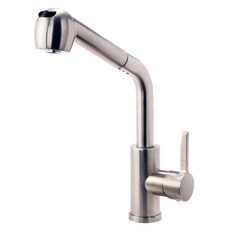 beyondfurnishing 大象家居 單孔噴射式不鏽鋼廚房水龍頭 HQM-6005, 1個, MW1600 型不鏽鋼水龍頭