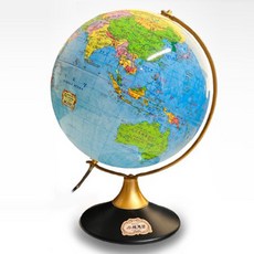 世界路 行政圖 照明地球儀 270-ACLH, 藍色