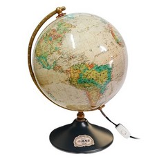 世界路 星座行政圖地球儀 270-BRH, 棕色