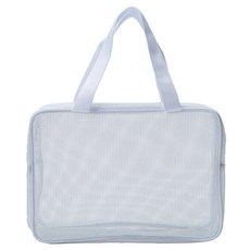unhave 簡約網格沐浴包, 06 白色