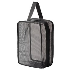 unhave 簡約網格沐浴包, 01 黑色