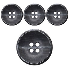 동대문단추왕 리얼소뿔 단추 JWS-03, 네이비, 4개