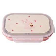 Modern House Animal Hills 雙層不鏽鋼附蓋餐盤, 1個, 混合色, 單品