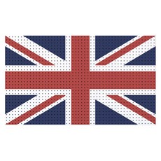 takongpan 英國國旗印花洞洞板 600x1000mm, 1個, 混合色