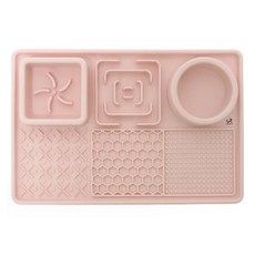 DING DONG PET 狗狗吸附式舔食慢食碗, 1個, 粉紅色