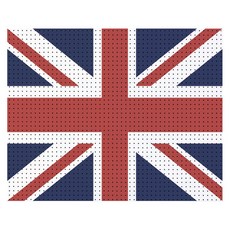 takongpan 印刷洞洞板 英國國旗 800 x 1000 mm, 1個, 混合色