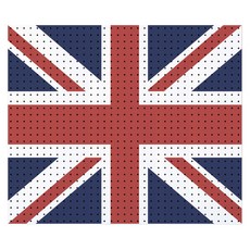 타공판닷컴 프린팅 타공판 600 x 700 mm, 1개, 영국국기