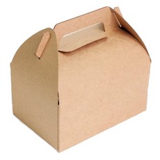 中央包裝 牛皮紙盒, 單一顏色, 50個