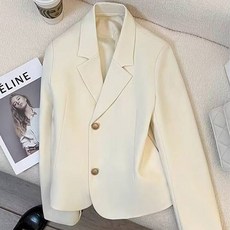 Paperments 女款雙翻領標準夾克 08813