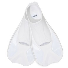 ITS LIFE 自由潛水 Blueta 短蛙 + 網袋 + 塑形器 2p 組, 白色(短蛙)