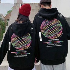 優質 3 層 Jjuri 連帽 T 卹海洋男女合身大碼情侶連帽衫