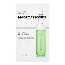 미샤 마스큐어 레스큐 솔루션 시트 마스크, 1개입, 1개