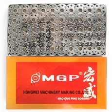 MGP JSTrading 工業用平車金屬梭芯, 100個, 銀色
