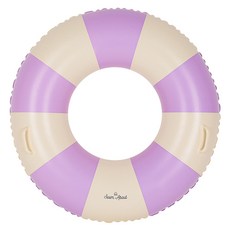 SWIM ABOUT 經典圓形充氣泳圈 大型 110cm, 1個, 褶邊薰衣草