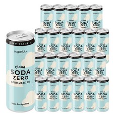 sugarlolo 雲朵碳酸汽水Zero, 250ml, 24罐