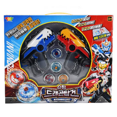 Toy&Toy 射擊龍 Top Gun 2種套組 戰鬥陀螺, 混合顏色, 1個