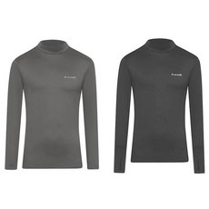 ISENBERG 男性刷毛半高領萬用底層衣 2件組