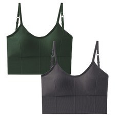 아루아 와이드 U백 스포츠 브라 2p 세트