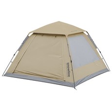 snowline 一鍵式自動遮陽帳篷, 沙米色, 4人用