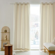 CARREDECO 圈圈紗雙層窗簾, 淺褐色